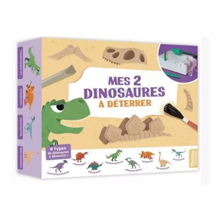 Mes 2 dinosaures à déterrer