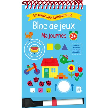 En route pour la maternelle, Bloc de jeux ma journée 3+