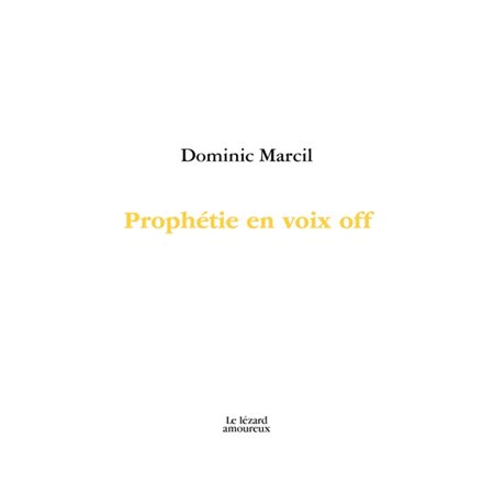 Prophétie en voix off