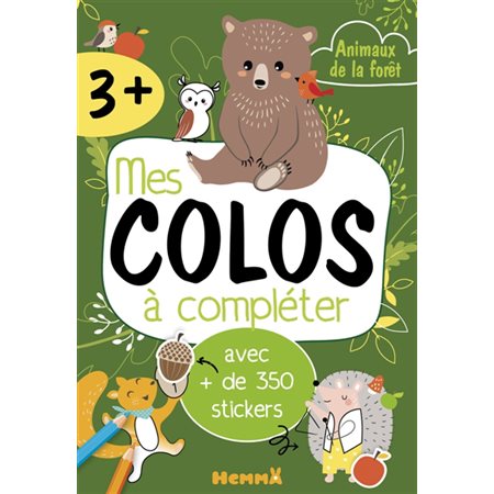 Mes colos à compléter, Animaux de la forêt