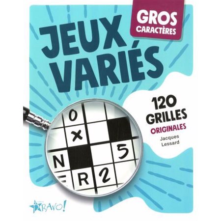 Jeux variés, Gros caractères