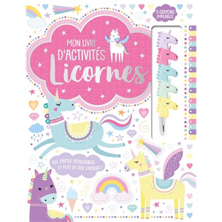 Mon livre d'activités licornes