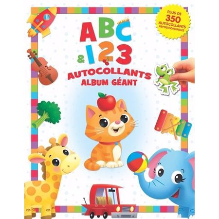 ABC & 123  Autocollants Album géant