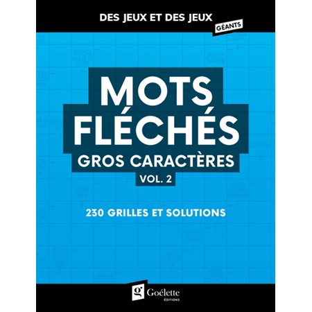 Mots fléchés gros caractères #2