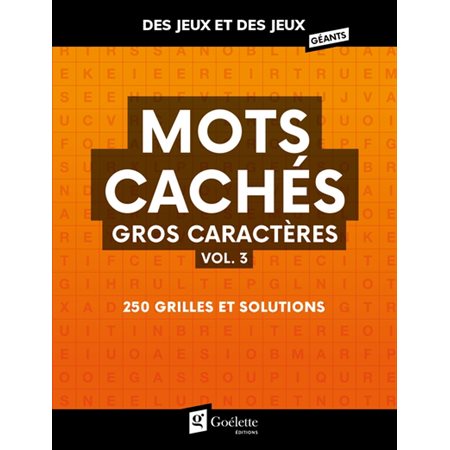 Mots cachés gros caractères #3