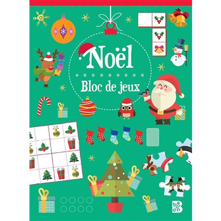 Noël : bloc de jeux