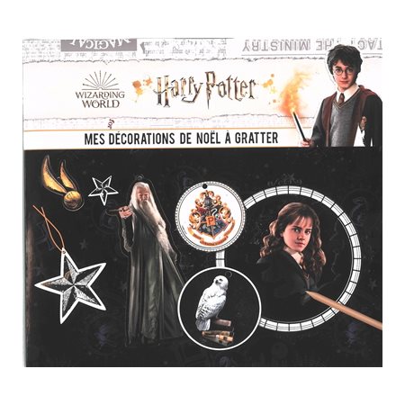 Harry Potter : mes décorations de Noël à gratter