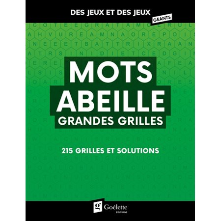 Mots abeille grandes grilles