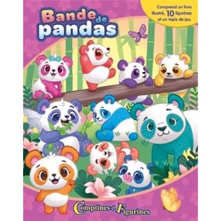 Comptines et figurines Bande de pandas