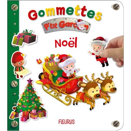 Noël, P'tit garçon. Gommettes