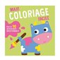 Maxi coloriage facile : la vache