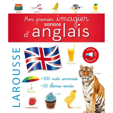 Mon premier imagier sonore d'anglais