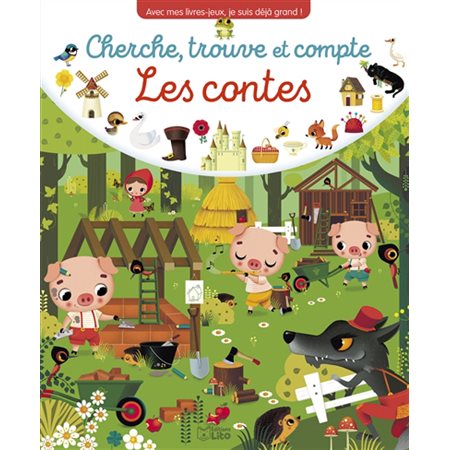 Les contes : cherche, trouve et compte, Les livres jeux