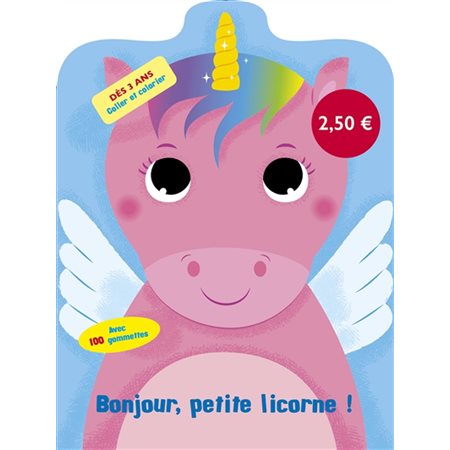 Bonjour, petite licorne !, Coller et colorier