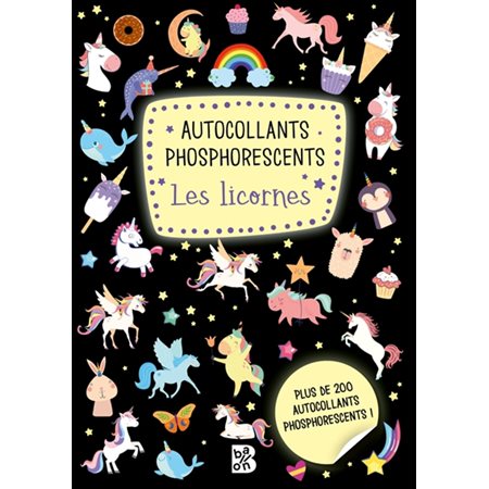 Autocollants phosphorescents, Les licornes