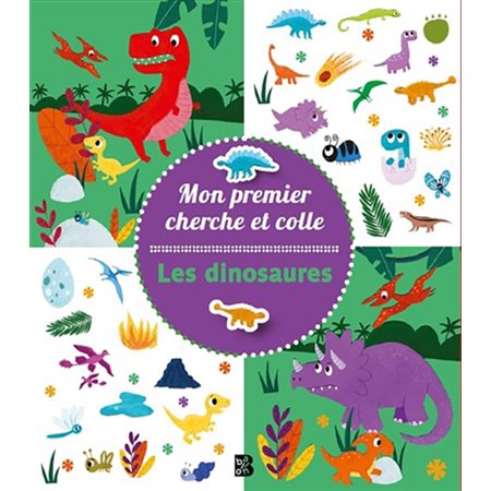 Mon premier cherche et colle, Les dinosaures