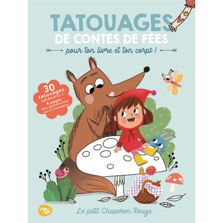 Tatouages de contes de fées : pour ton livre et ton corps ! Le petit Chaperon Rouge