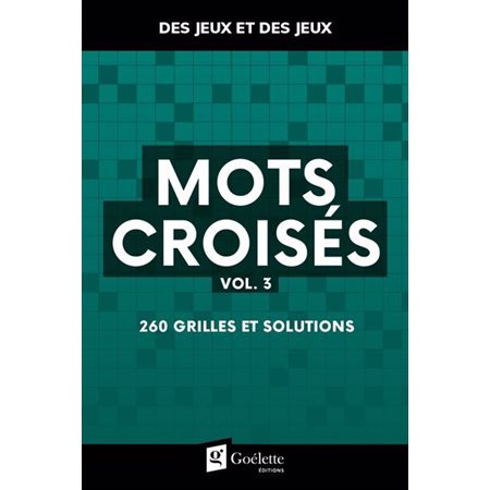 Mots croisés, vol. 3