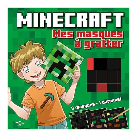 Minecraft : mes masques à gratter