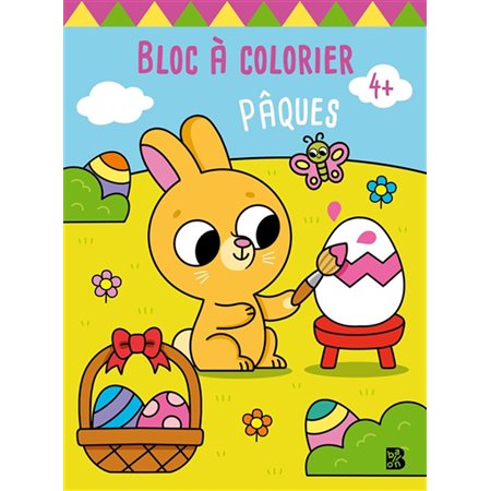 Bloc à colorier : 4+ : Pâques