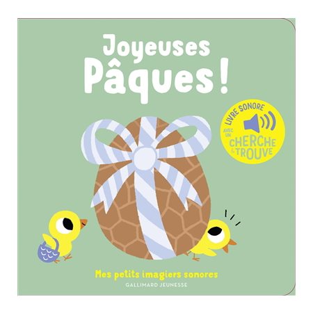 Joyeuses Pâques ! Mes petits imagiers sonores