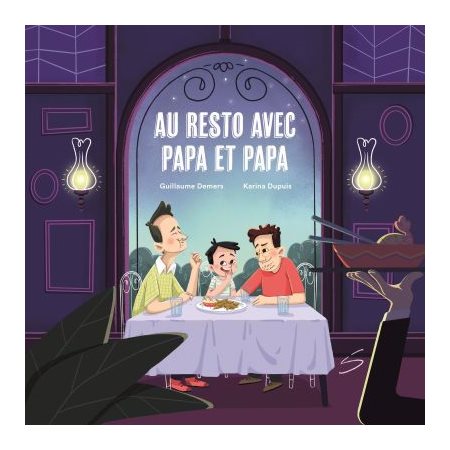 Au resto avec papa et papa