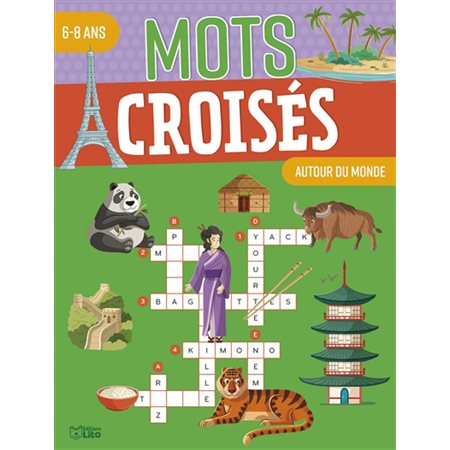 Mots croisés, Autour du monde : 6-8 ans