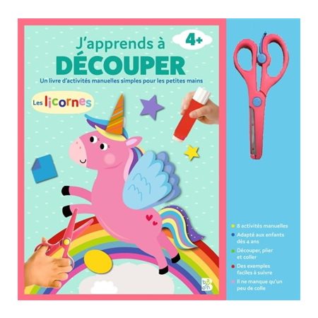 J'apprends à découper : les licornes