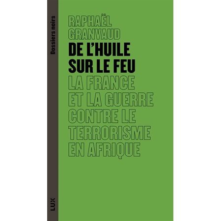 De l'huile sur le feu