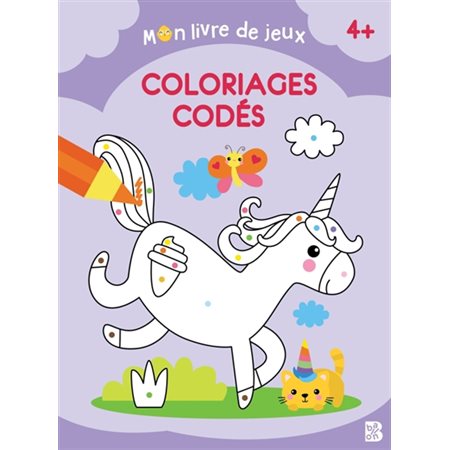 Mon livre de jeux, Coloriages codés 4+