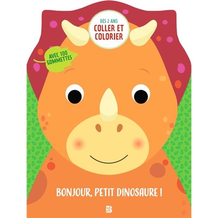 Coller et colorier, Bonjour petit dinausore