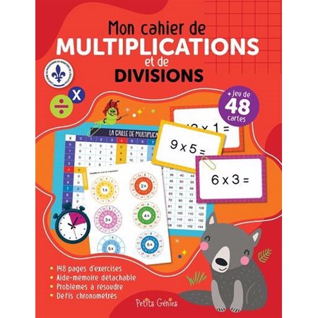 Mon cahier de multiplications et de divisions