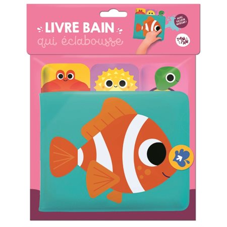 Poisson : livre bain qui éclabousse