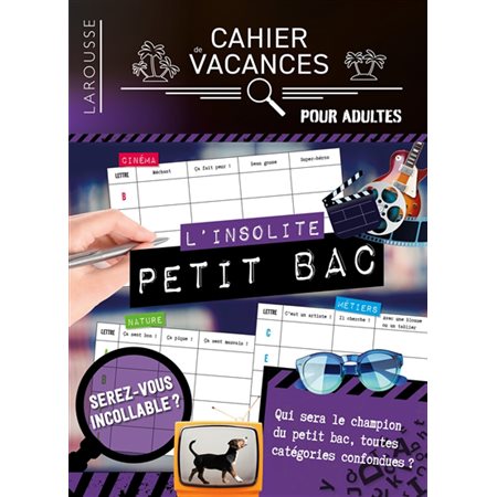 Cahier de vacances, L'insolite petit bac