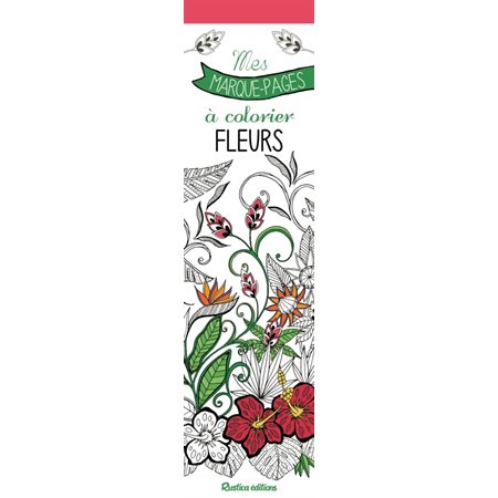 Fleurs, Mes marque-pages à colorier