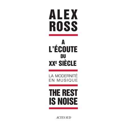 The rest is noise : à l'écoute du XXe siècle : la modernité en musique