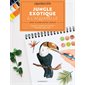 Jungle exotique à l'aquarelle