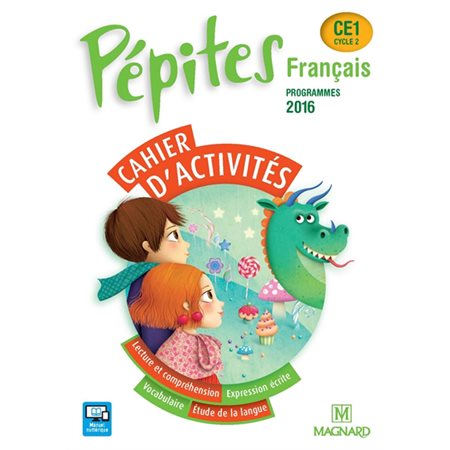 Français CE1, cycle 2 : cahier d'activités : programmes 2016, Pépites