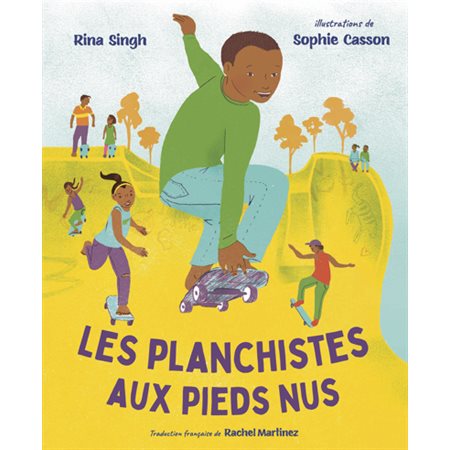 Les planchistes au pides nus