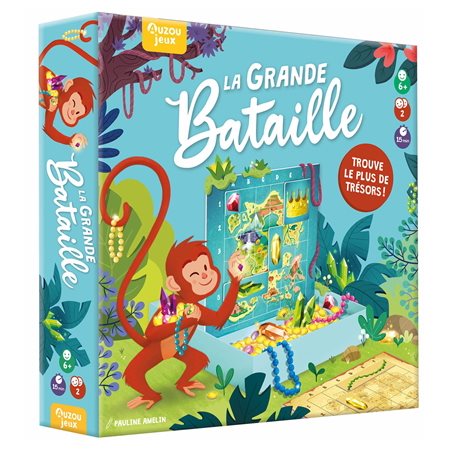 La grande bataille : trouve le plus de trésors !, Auzou jeux