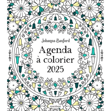 Agenda à colorier 2025