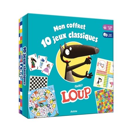 Mon coffret 10 jeux classiques avec Loup