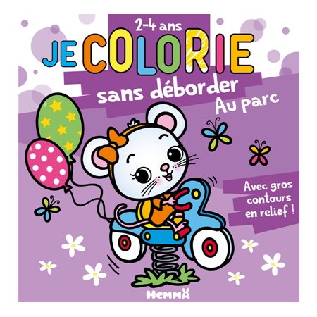 Je colorie sans déborder : Au parc