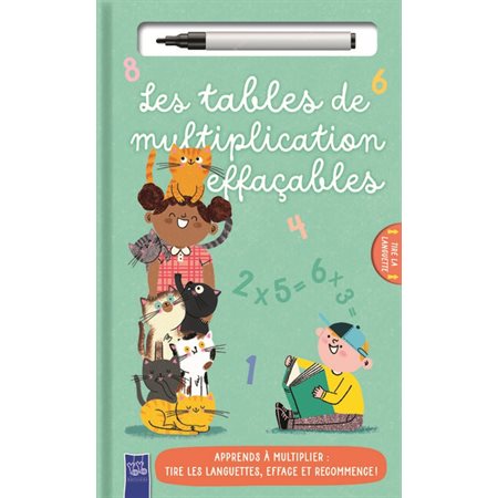 Les tables de multiplication effaçables