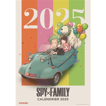 Calendrier Spy x Family 2025