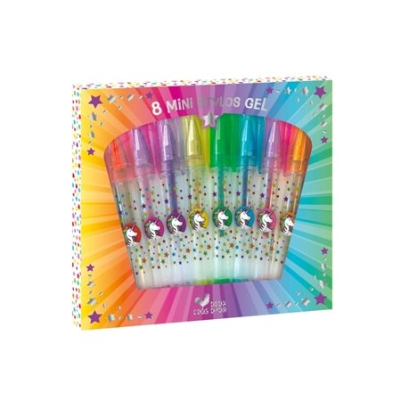 8 mini stylos gels