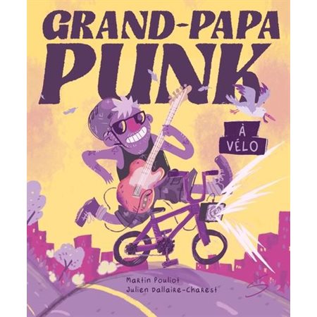 Grand-Papa Punk à vélo