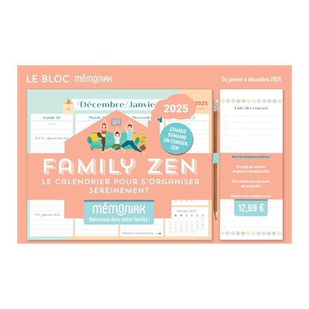 Family zen 2025 : le calendrier pour s'organiser sereinement