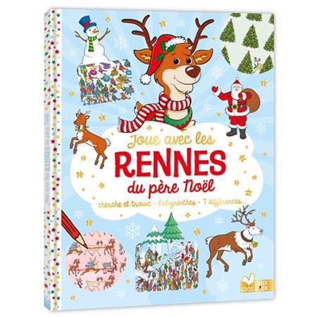 Joue avec les rennes du Père Noël