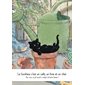 Le bonheur c'est un café, un livre et un chat